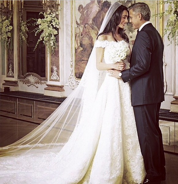 George Clooney and Amal Alamuddin Wedding Pictures